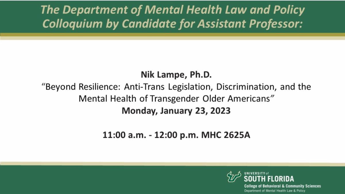 MHLP Colloquium Jan 23