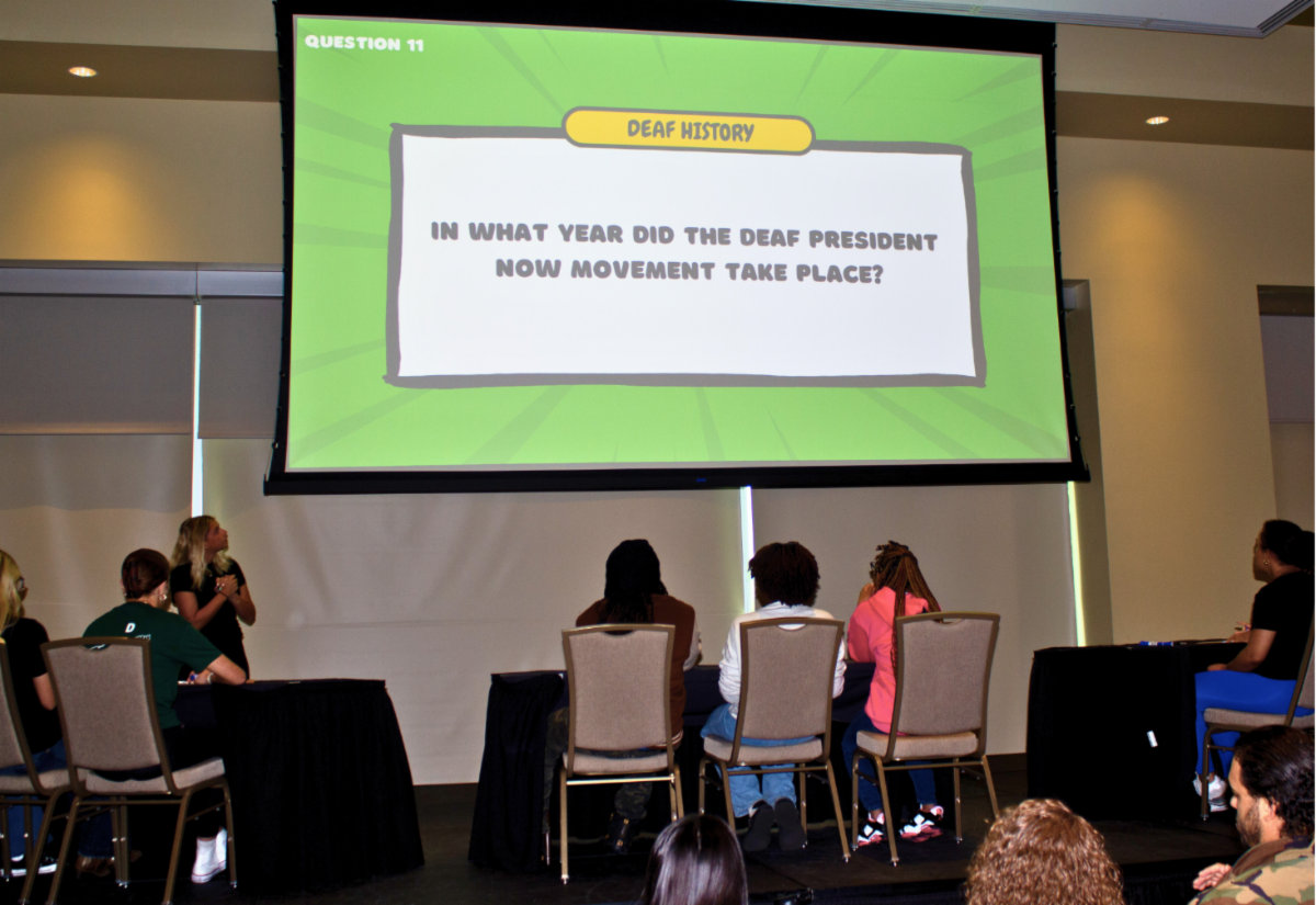 Students participating in the ASL Bowl