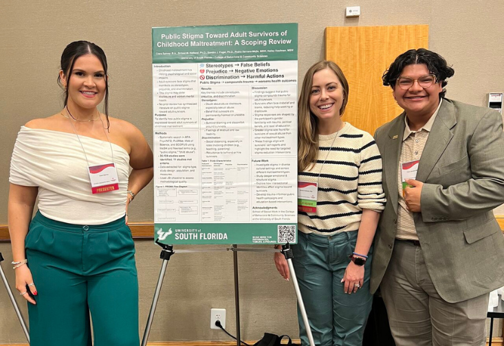 Ciara Spivey, Britani Holland and Pedro Serrano-Mejia  