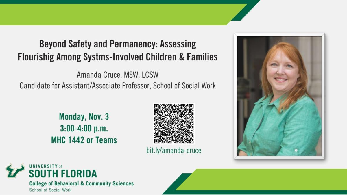 Amanda Cruce Job Talk graphic