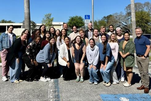 MFT graduate students and faculty at the four-day EFIT training