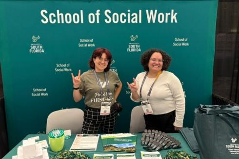 School of Social Work at the conference
