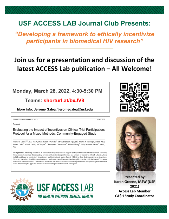 USF Access Lab Journal Club