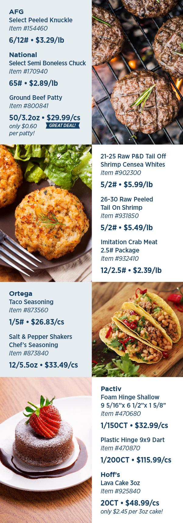 Weekly Specials: Sunday, August 7 through Saturday, August 13 Weekly Specials: Sunday, August 7 through Saturday, August 13