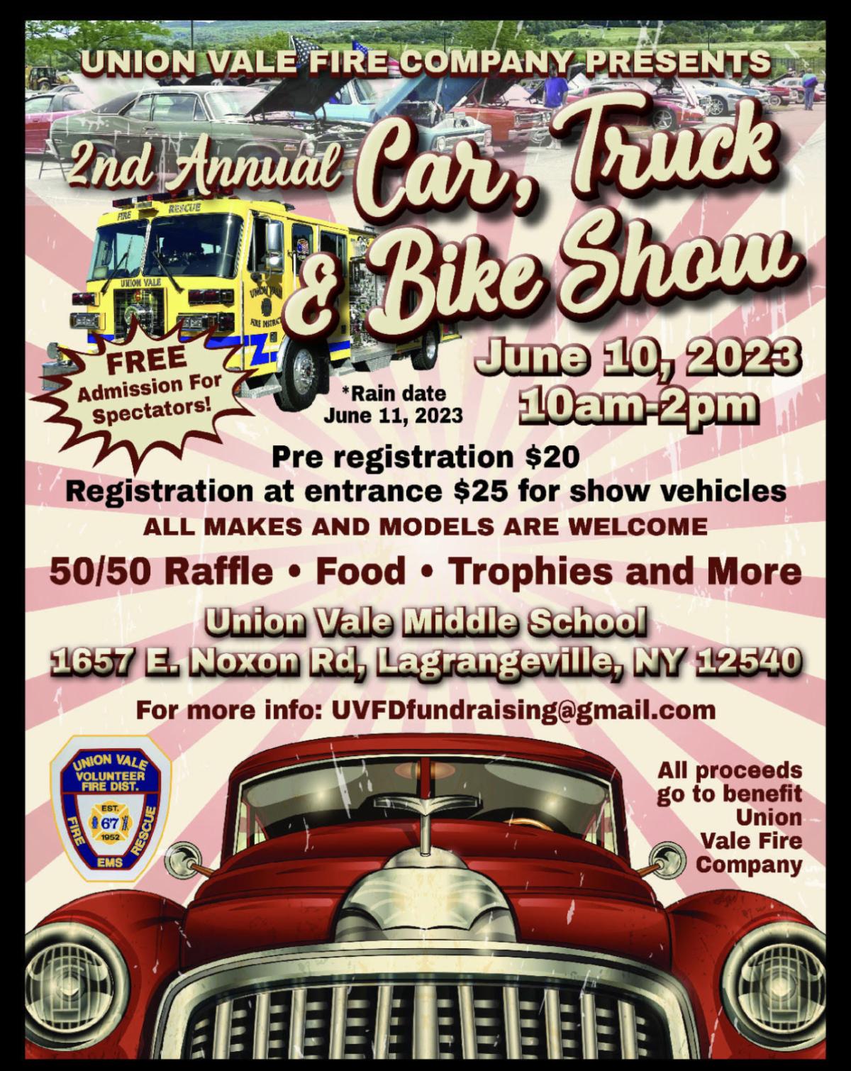 UNION VALE UPDATES AND REMINDERS