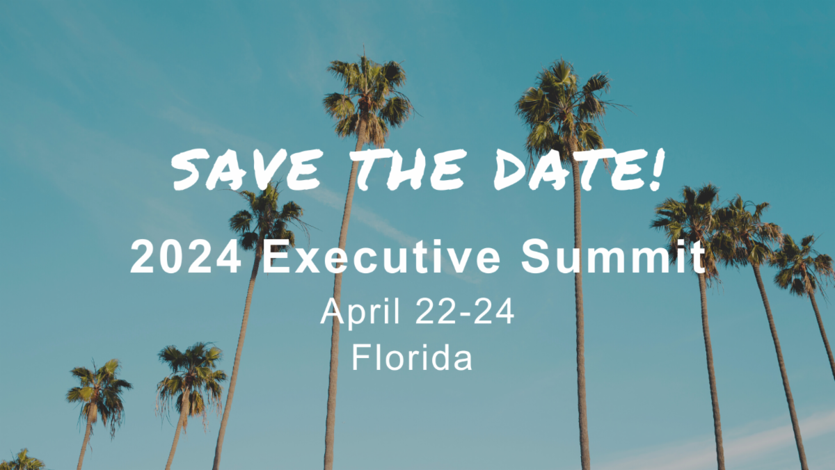 save the date banner 2024 Executive Summit