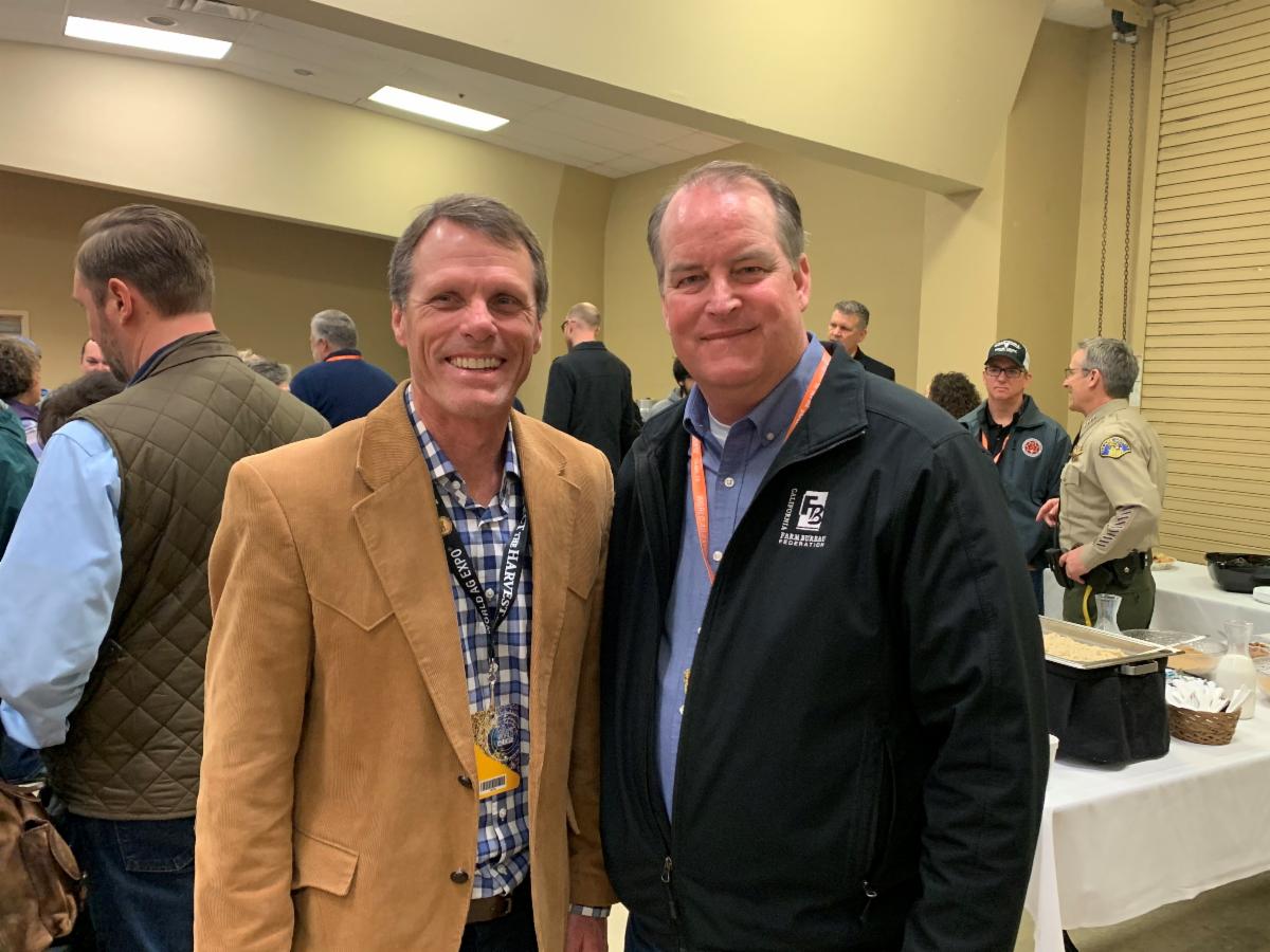 Member Ted Gaines with California Farm Bureau Federation President Mr. Jamie Johansson.