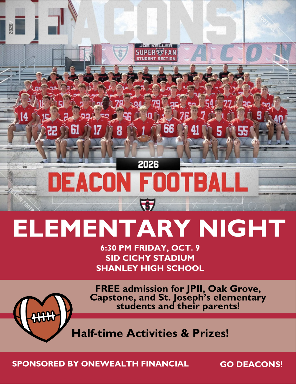 Deacon Football Elementary Night