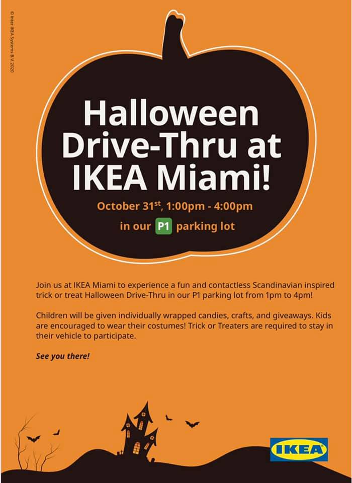 Halloween DriveThrough at IKEA Miami