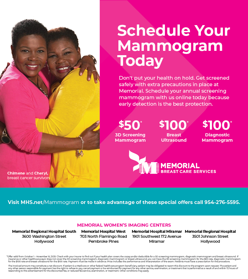 May Mammogram Special by Memorial Healthcare System / Need an Office
