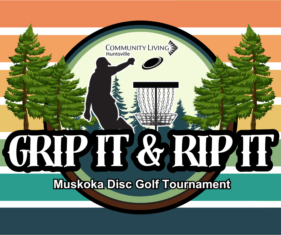 Grip It and Rip It Muskoka Disc Golf Tournament Logo