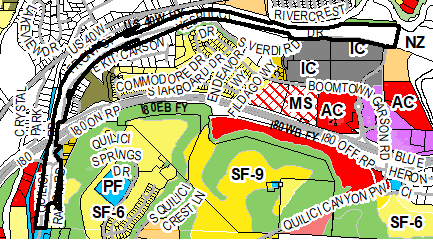 Located along South Verdi Road generally north of its intersection with Interstate 80