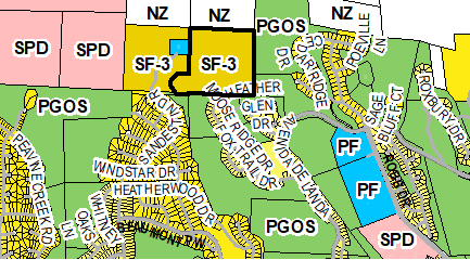 Location Map: Located to the north of the terminus of Moose Ridge Drive, north of the intersection of Moose Ridge Drive and Fox Trail Drive.