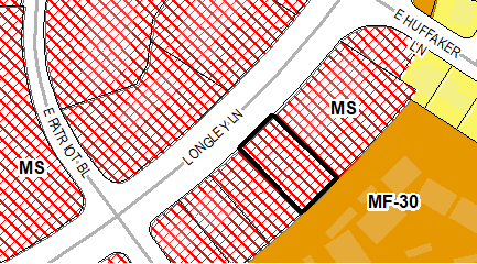 Located on east side of Longley Lane northeast of its intersection with Patriot Boulevard