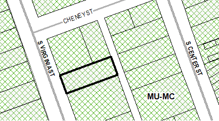 Located on the east side of South Virginia Street north of its intersection with West Taylor Street