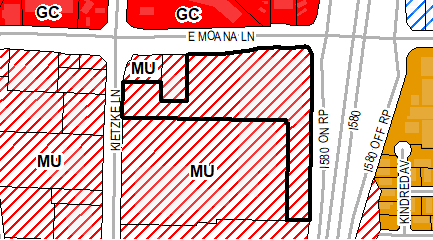 Location Map: Located on the southwest corner of East Moana Lane and Interstate 580.