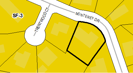Located on the south side of Monterey Drive east of its intersection with Monterey Drive