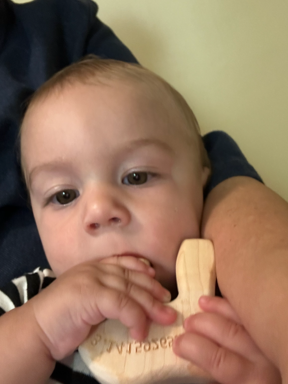 Enjoying Pi teether