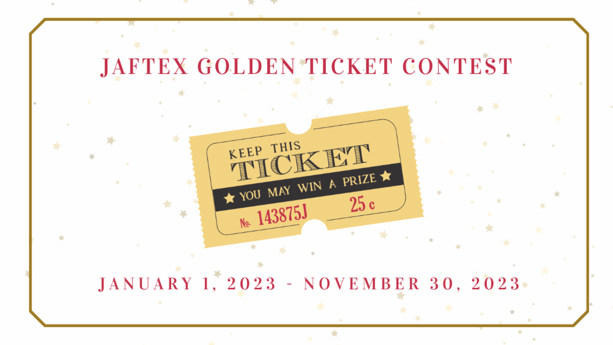 Jaftex Golden Ticket Contest 2023