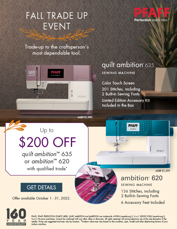 Sew Abbey says, "OCTOBER ISN'T JUST FOR SCARY EVENTS, COME TO ABBEY'S