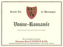 Cacheux Rene Vosne label