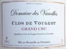 Varoilles Vougeot label