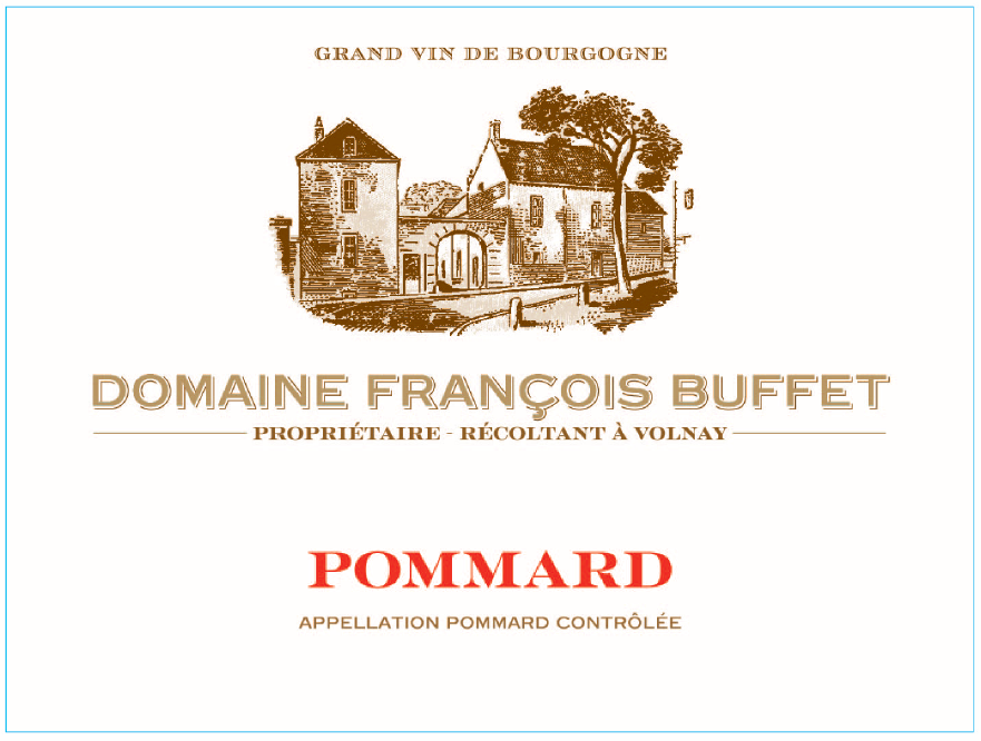 Buffet Pommard Villages label