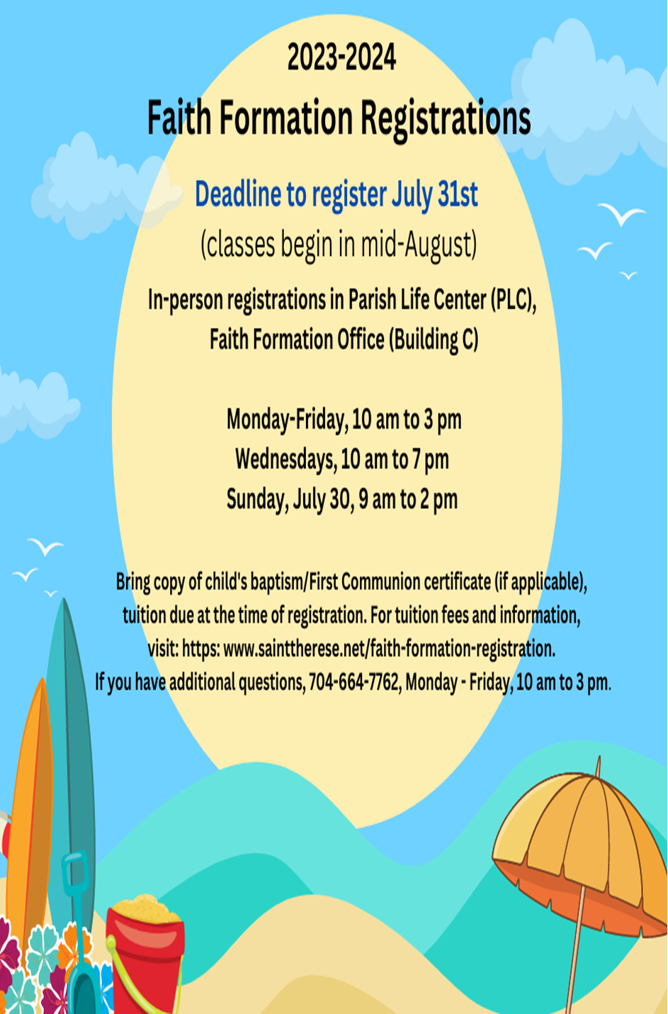 St. Therese Parish News July 27, 2023