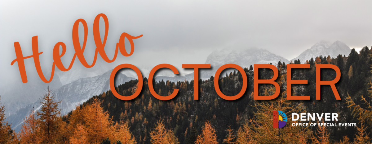 Denver mountains in October