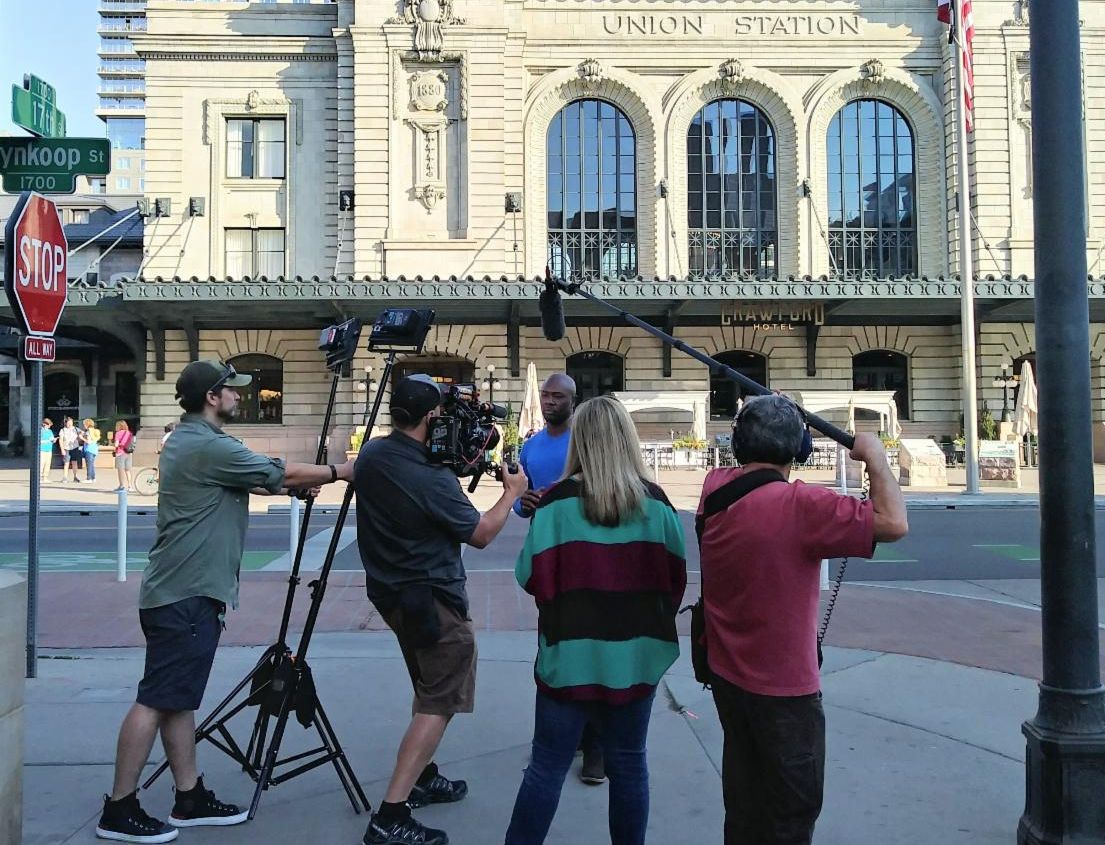 People with cameras.