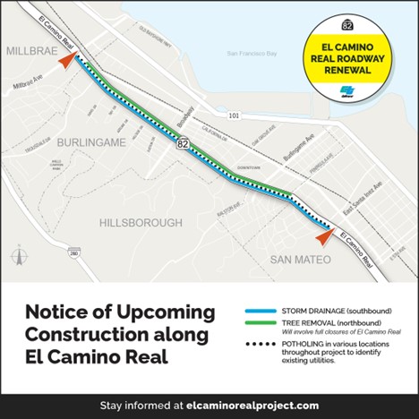 map of ECR project area