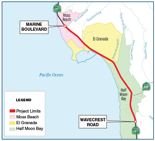 SR1 Rehab project limits