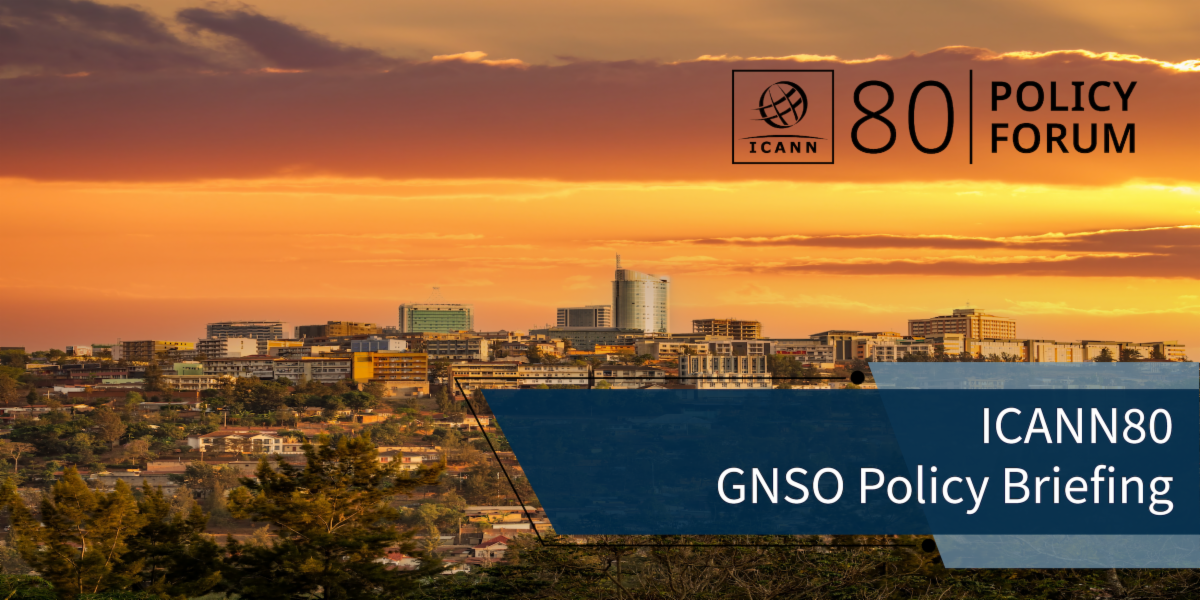 ICANN80 GNSO Policy Briefing graphic