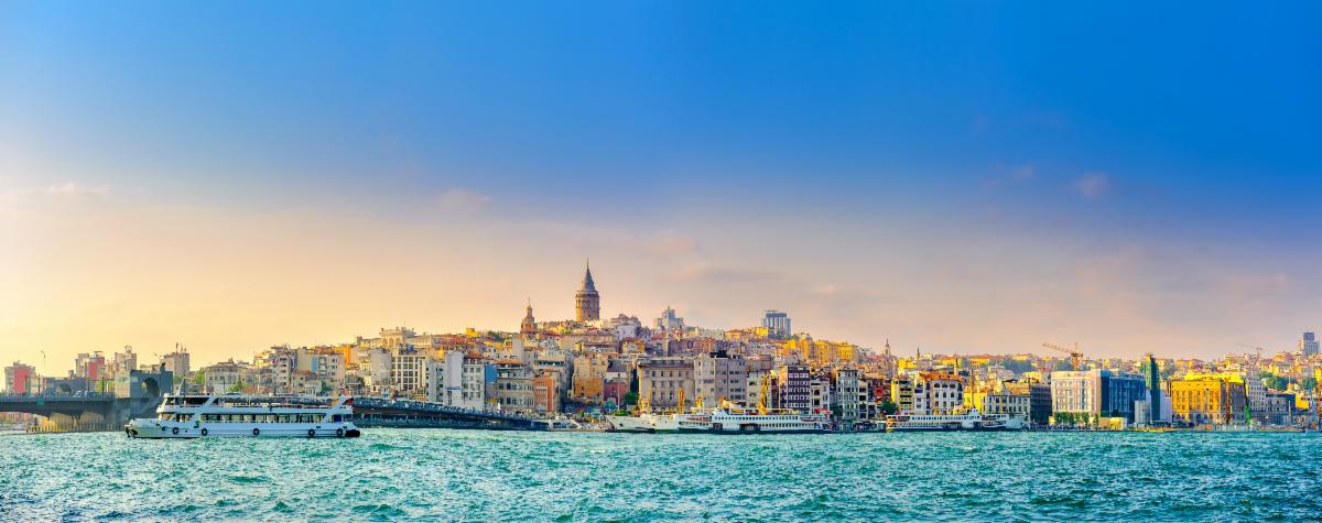 Image of the Istanbul skyline during the daytime