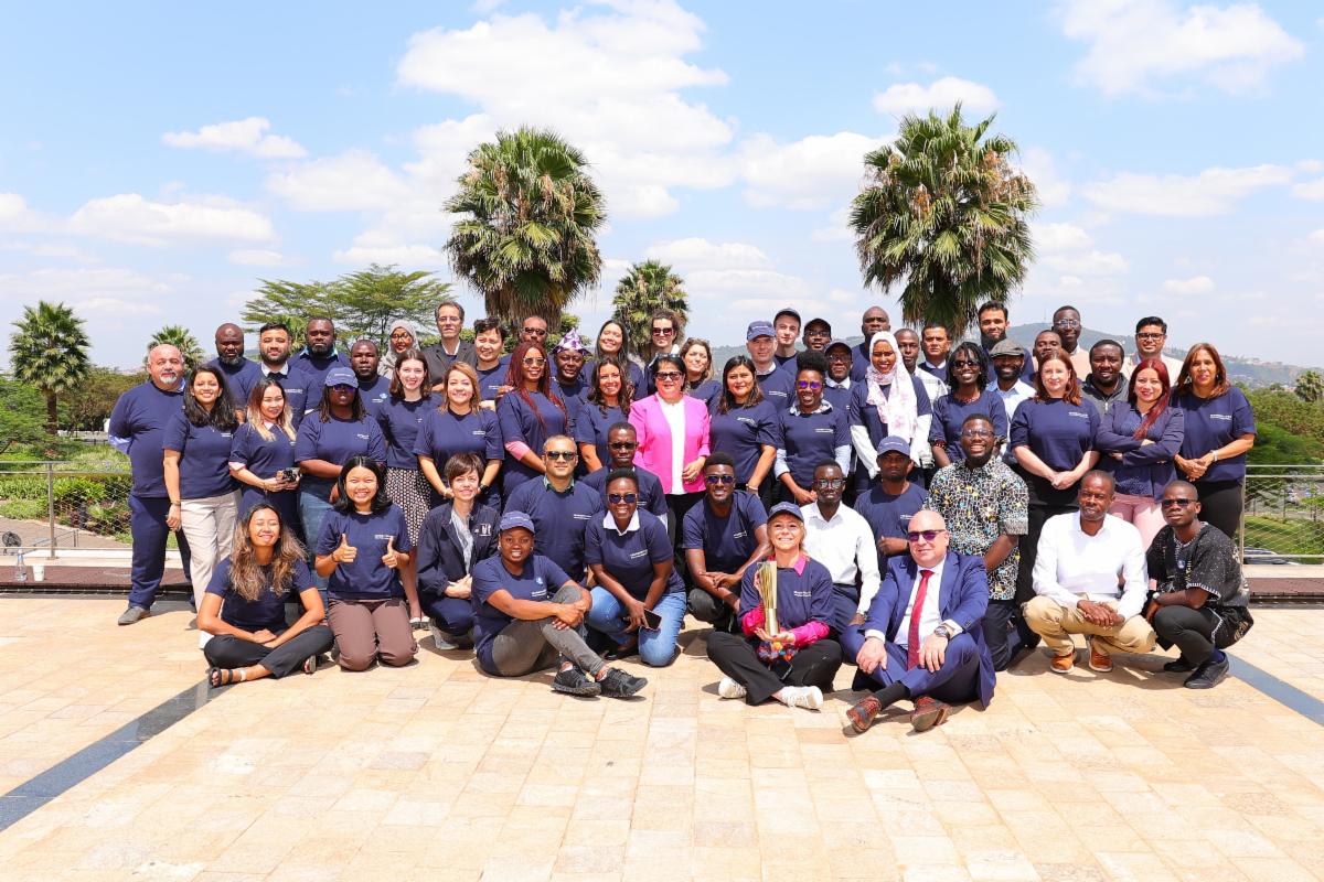 Group photo of the ICANN80 Fellowship cohort