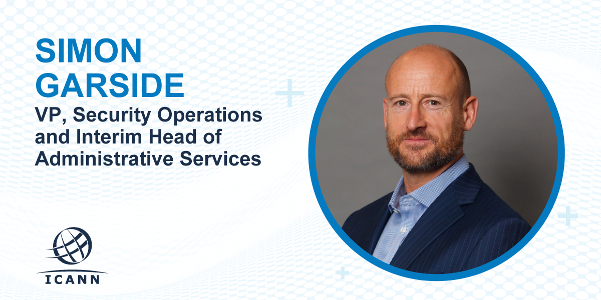 Image of Simon Garside, Vice President, Security Operations and Interim Head of Administrative Services