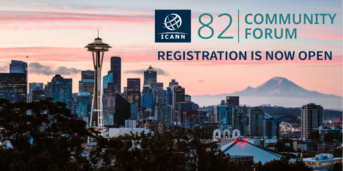 Registration is still open for the ICANN82 Community Forum: in-person registration closes 7 March, while virtual registration closes 13 March. Onsite registration will not be available.