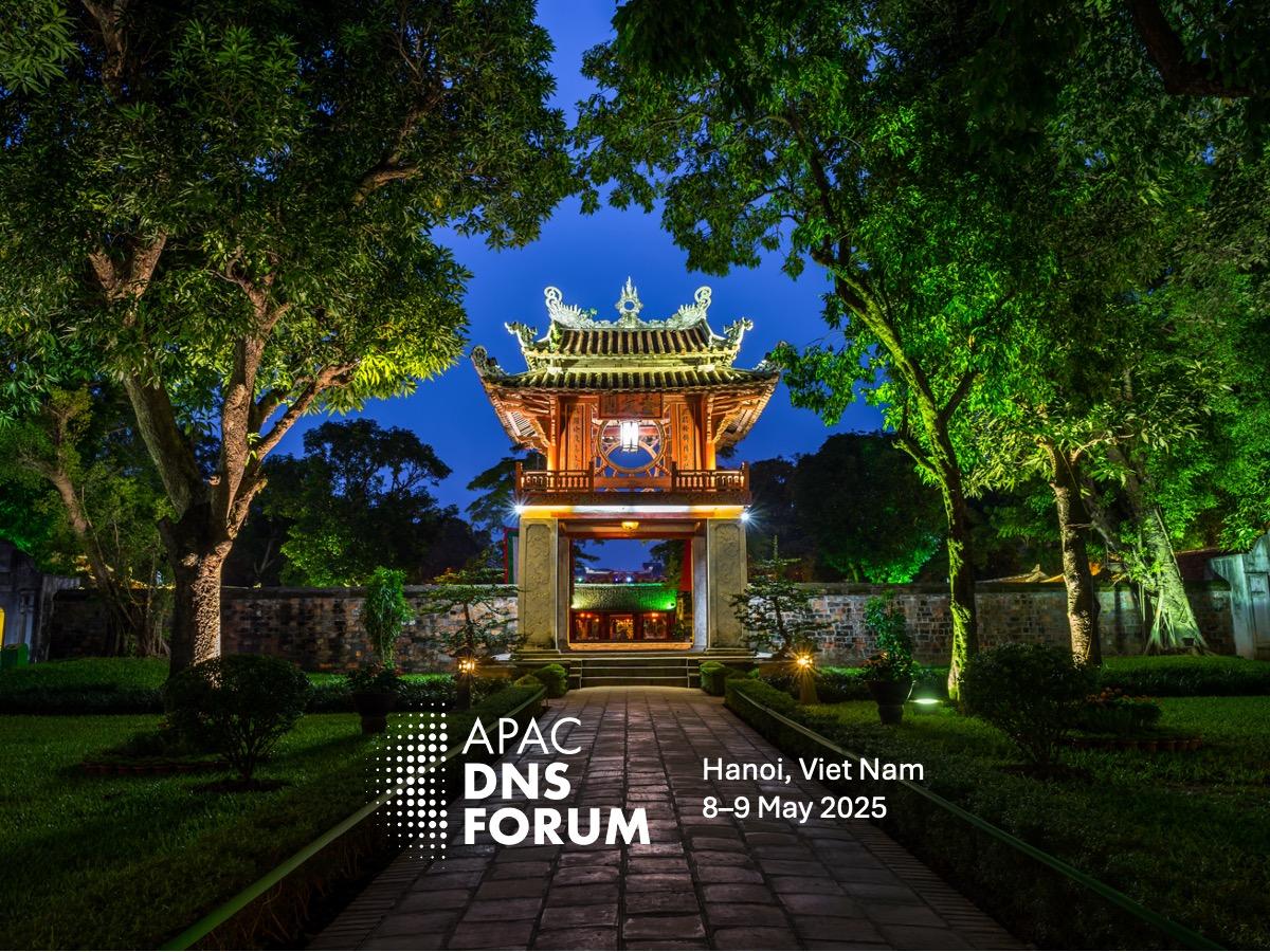 Register now for the APAC DNS Forum 2025, which will take place as a hybrid event from 8 to 9 May 2025 in Hanoi, Viet Nam.