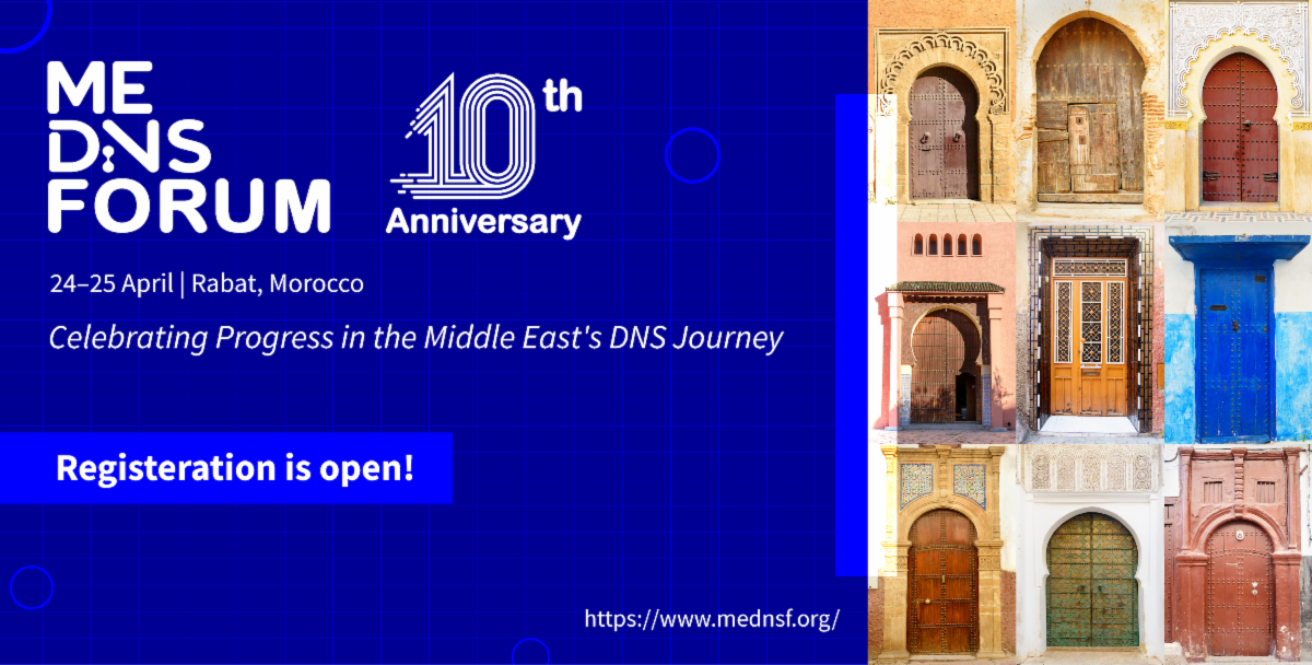 2024 Middle East DNS Forum graphic