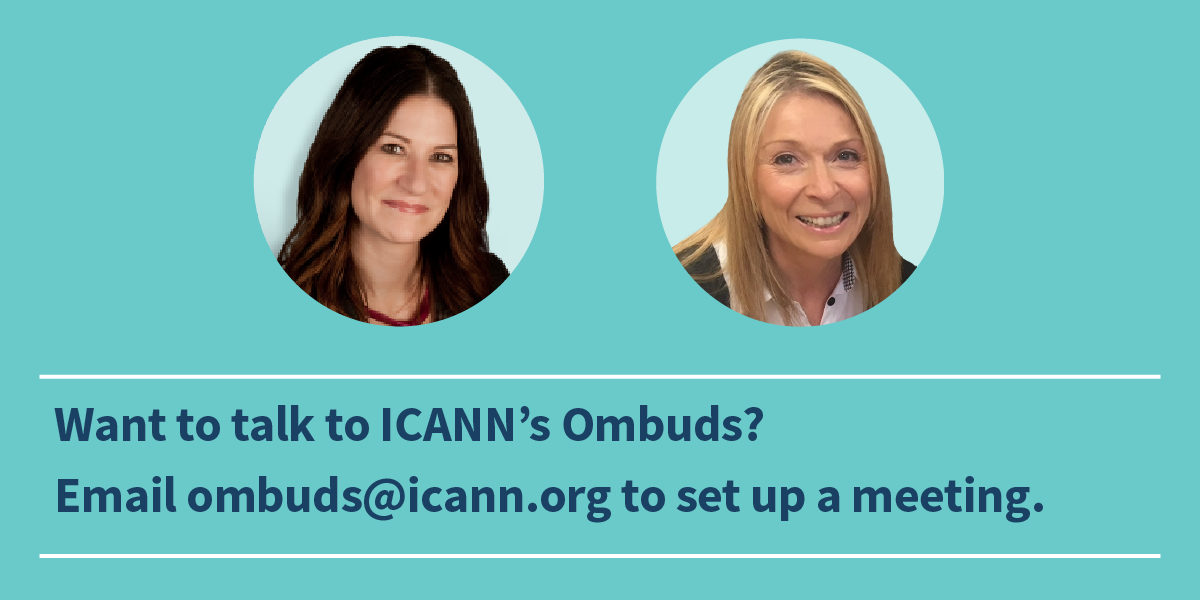 ICANN Ombuds Contact graphic