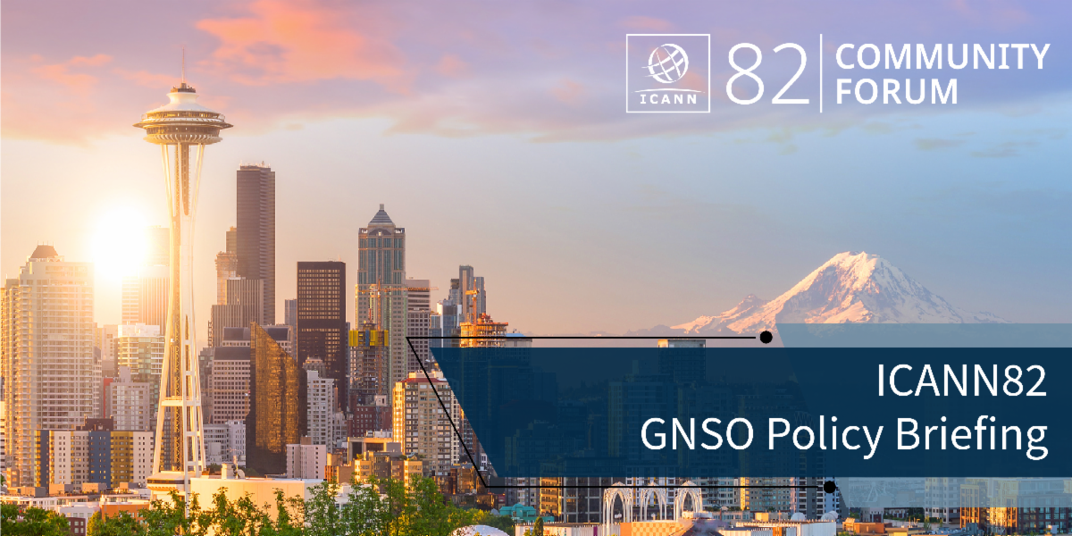 Read the ICANN82 GNSO Policy Briefing, which Generic Names Supporting Organization Policy Support team published to help the community prepare for ICANN82.