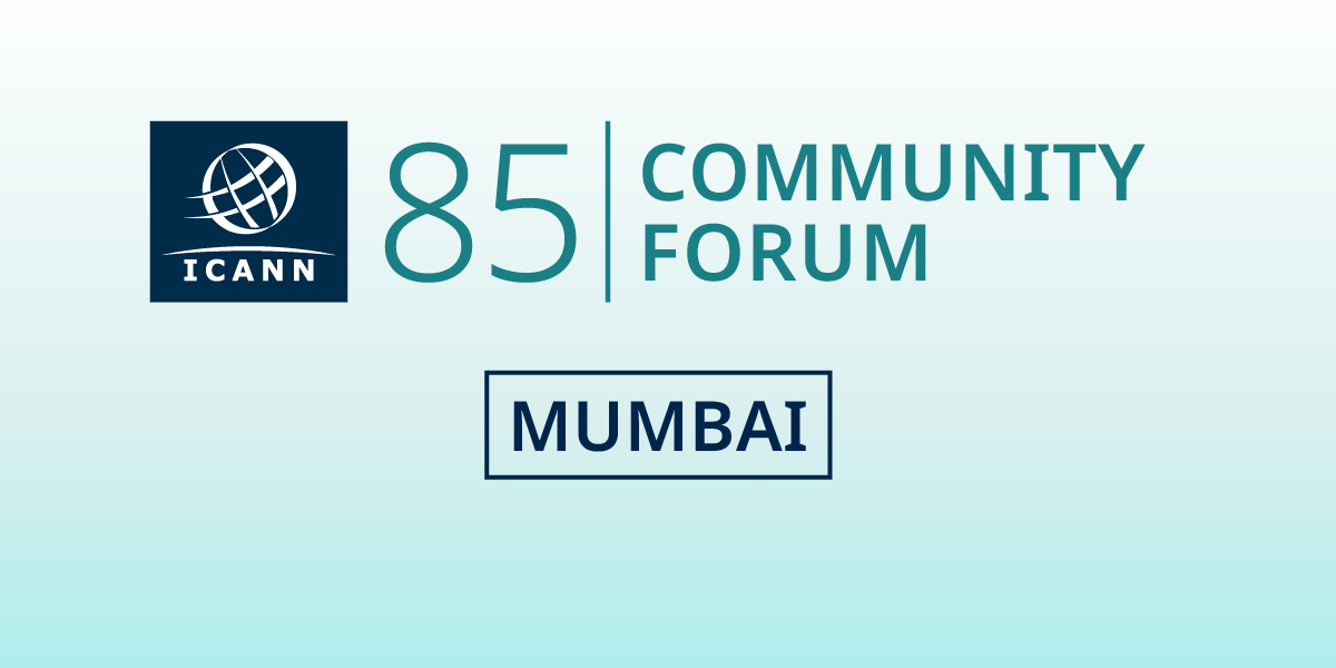 ICANN85 will take place 7–12 March 2026 at the Jio World Convention Center in Mumbai.