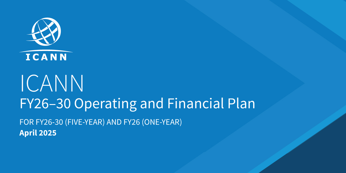 ICANN and IANA FY26 Operating and Financial Plans