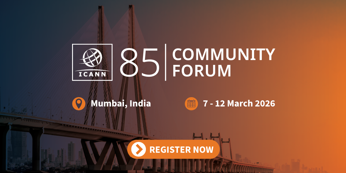 ICANN85 Community Forum.