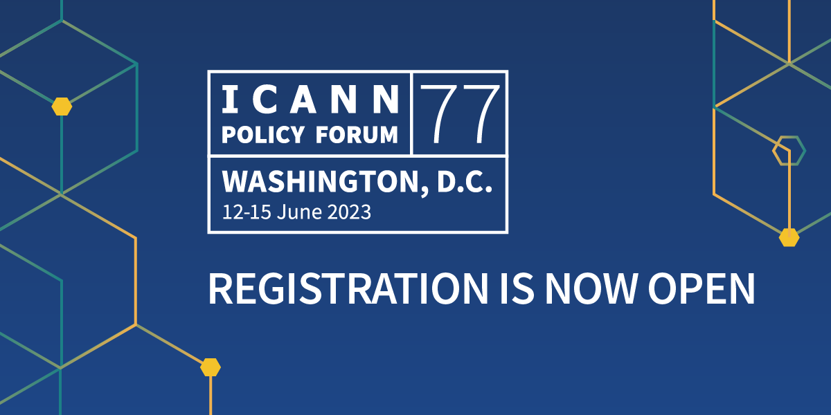 ICANN77 Registration