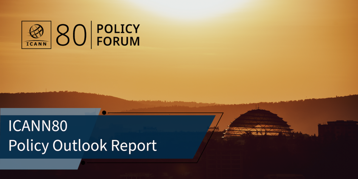 ICANN80 Policy Outlook Report graphic