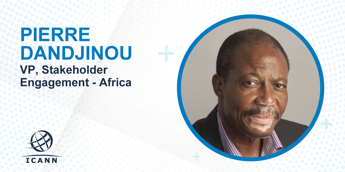 Photo of Pierre Dandjinou, VP, Stakeholder Engagement –&nbsp;Africa