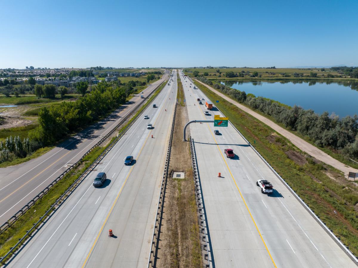 I 25 and I 25 Express Lanes in the NFRMPO region. 