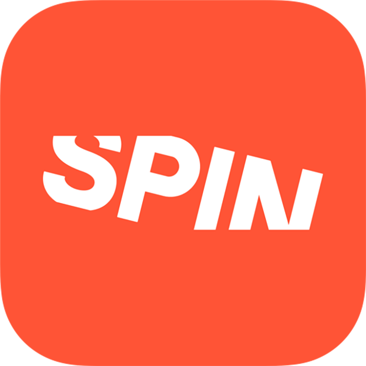 The Spin logo. 