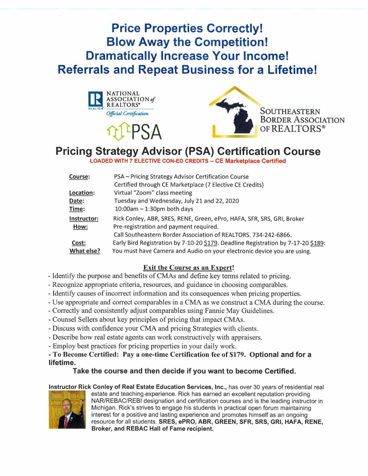 Virtual PSA Certification Course Don't Miss this Chance to Learn from